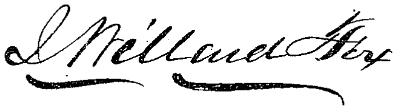Signature of I. Willard Fox